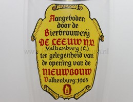 Leeuw bier hoog glas 1966 1974 5d